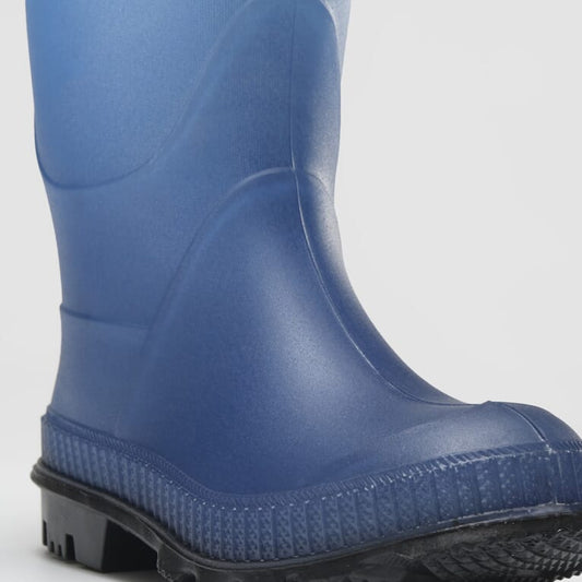 BRILLIANT BLUE : STOMP PRINT Front View