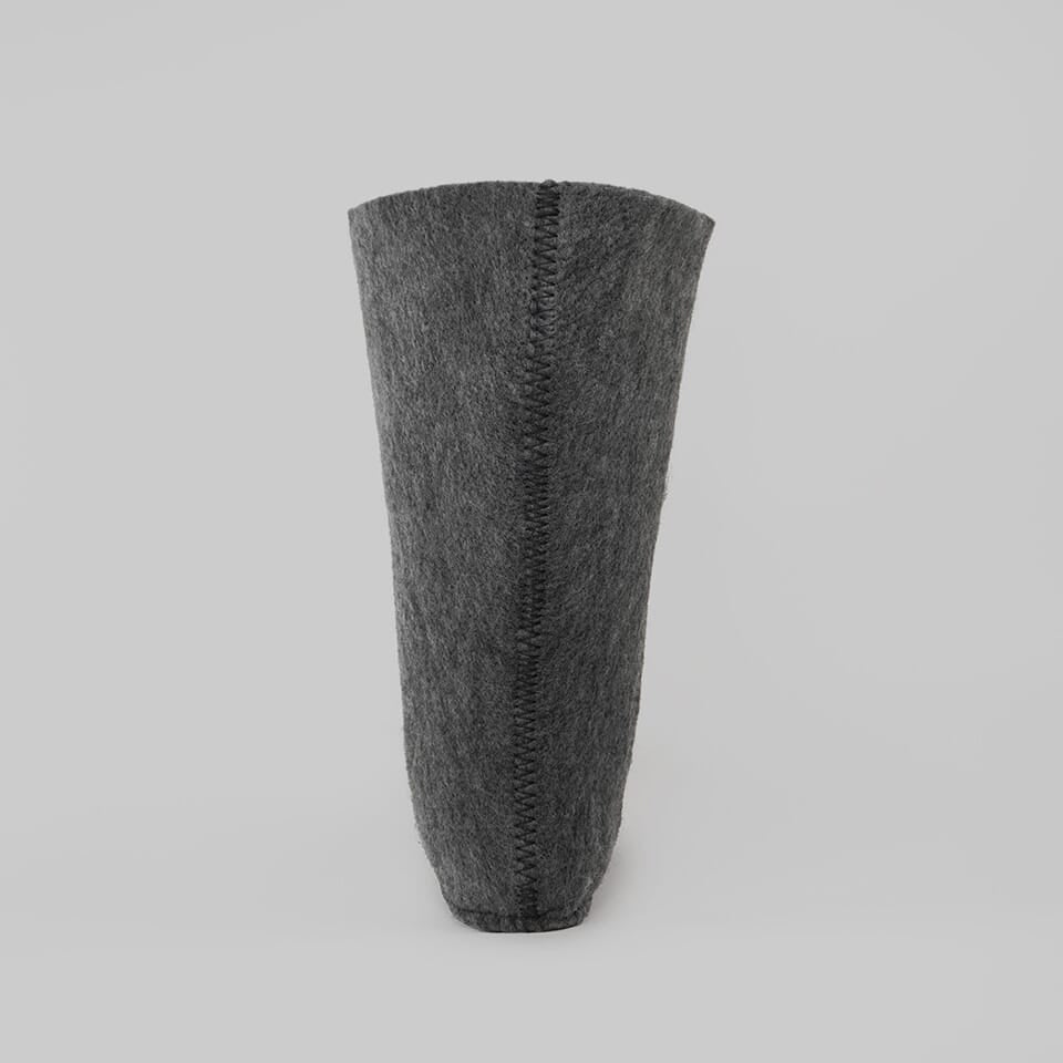 GRAY : Men Felt Replacement Liner 8mm for Tundra Boots Secondary Alternate View