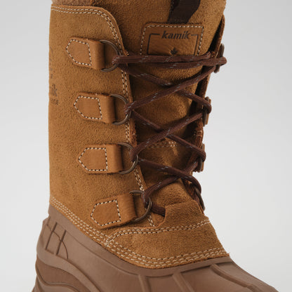 Tan-Brown : Alborg Women's Winter Boots - Laces View