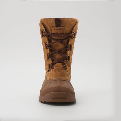 Tan-Brown : Alborg Women's Winter Boots - Front View