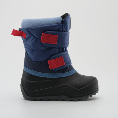 Light Navy : Hibou Toddlers Winter Boots - Side View
