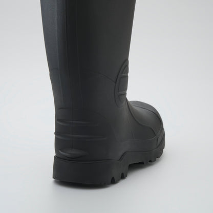 Black : Irongrid Men's Work Boots - Three-Quarter Back View