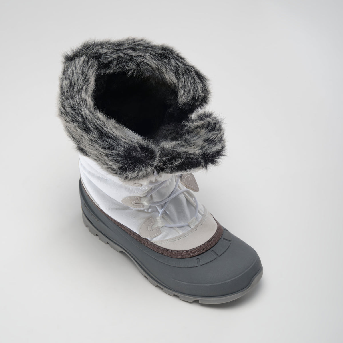 White : Momentum 3 Women's Winter Boots - Top View