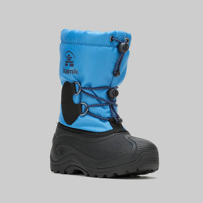 Blue : Northpole Kids Winter Boots - Three-Quarter View