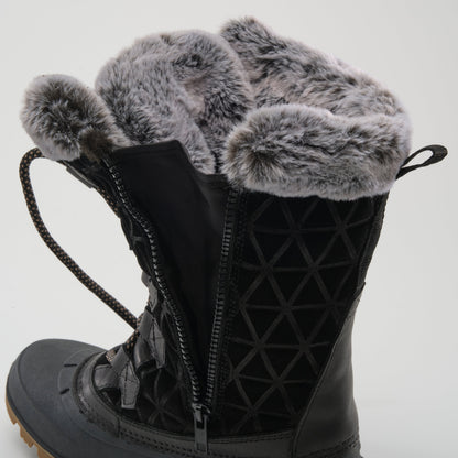 Black : Snovalley 6 Women's Winter boots - Zipper View
