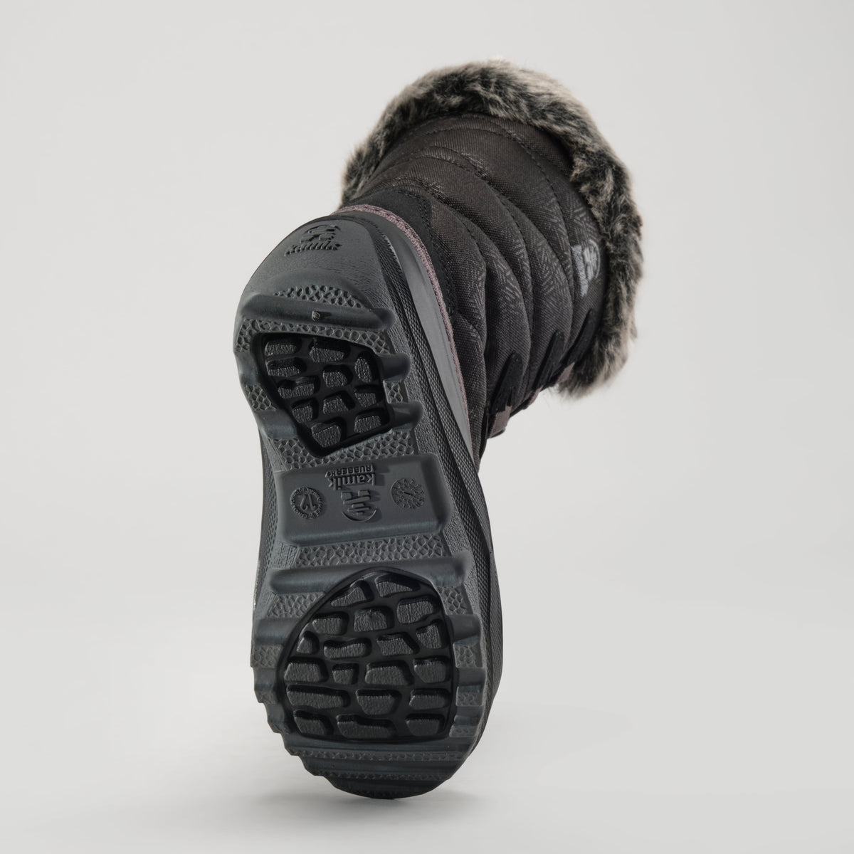Black : Snowangel Kids Winter Boots - Outsole View