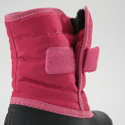 Magenta : Snowbug 7 Kids Winter Boots - Velcro View