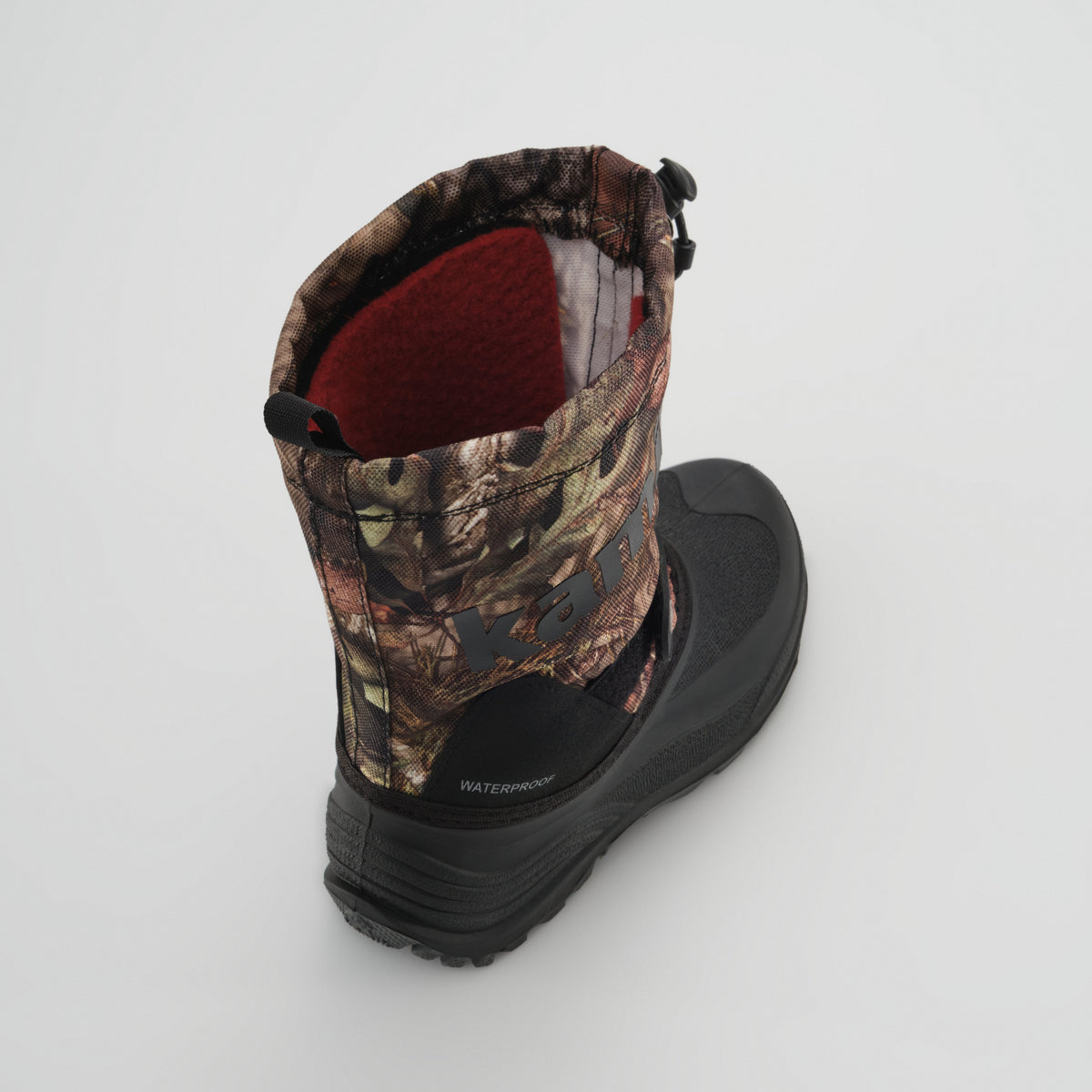 Mossy Oak Break-Up Country : Waterbug 5 Kids Winter Boots - Three-Quarter Back View