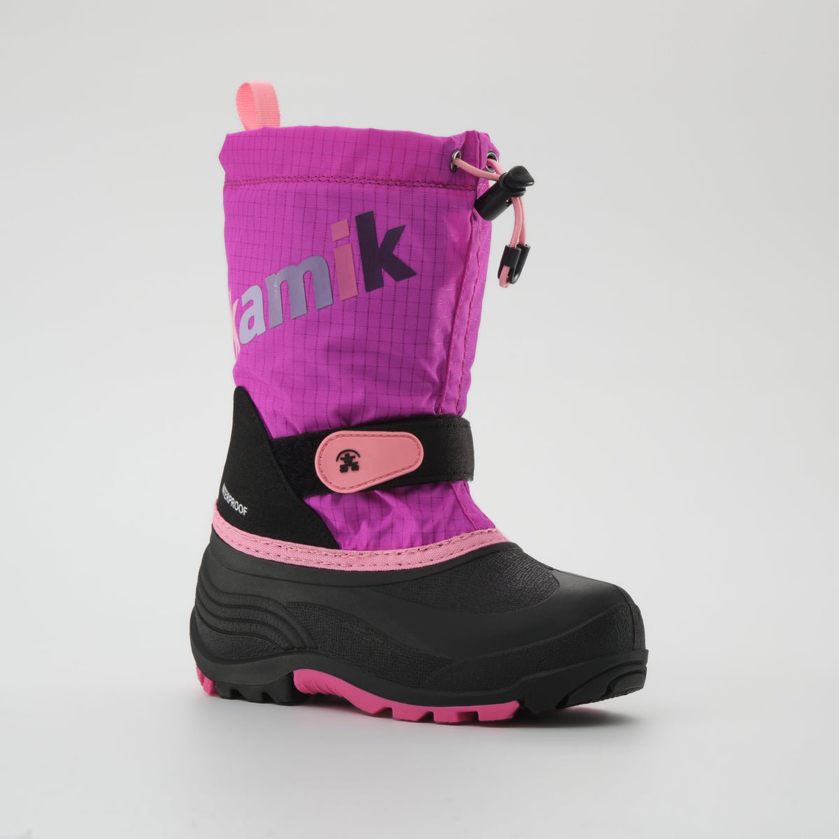 Pink-Fog : Waterbug 5 Kids Winter Boots - Main View