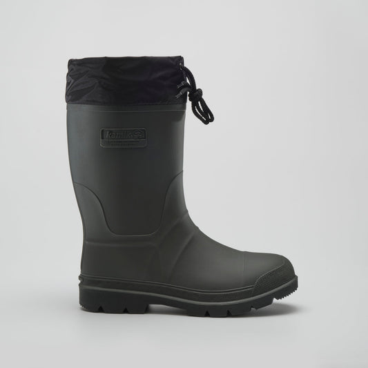 Khaki-Black : Work Horse Men's Work Boots - Side View